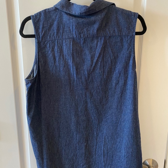 The Limited Denim Collared Top - Picture 3 of 3